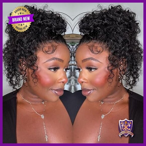 Human Hair 360 Lace Front Wig Glueless Snug Fit Water Wave Pre Plucked main image 5